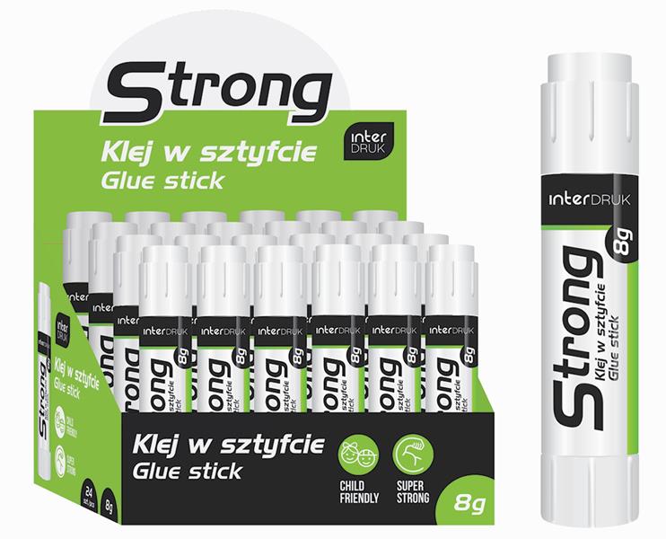 INTERDRUK KLEJ W SZTYFCIE 8G STRONG /24/