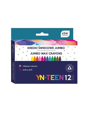 interdruk kredki świecowe 12kol.jumbo   trójkątne yn teen /12/