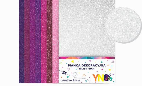 INTERDRUK PIANKA DEKORACYJNA NC-018     BROKAT SWEET OP.8SZT YN JOY