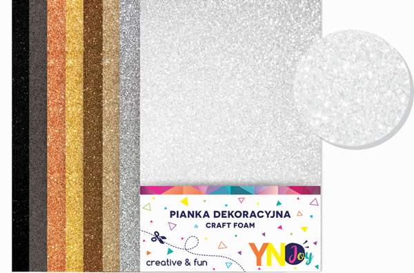INTERDRUK PIANKA DEKORACYJNA NC-019     BROKAT GLAM OP.8SZT