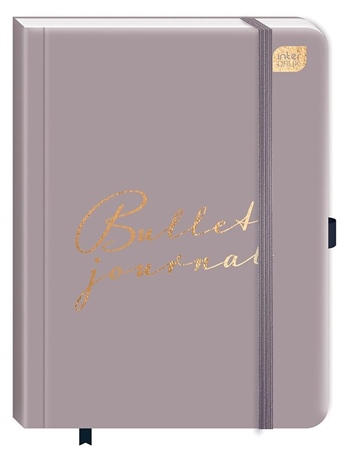 interdruk organizer a5 288k z gumką     bullet journal nude