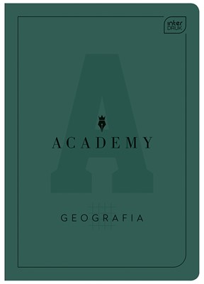 interdruk zeszyt a5 60k kratka # geografia 90g academy /10/