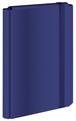 INTERDRUK TECZKA A4+ Z GUMKĄ TWARDA     OPRAWA CIEMNONIEBIESKA /2/