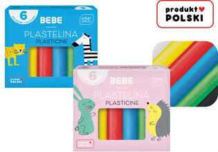INTERDRUK PLASTELINA 6 KOLORÓW BEBE KIDS/6/