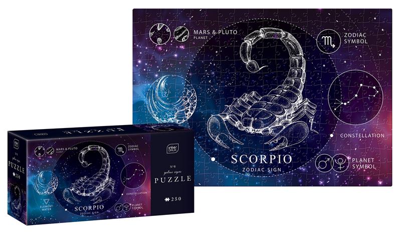 interdruk puzzle 250 el. zodiac signs 8 skorpion scorpio