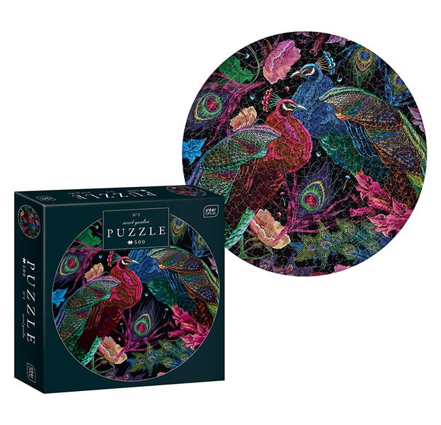 interdruk puzzle 500 el. round secret garden 1