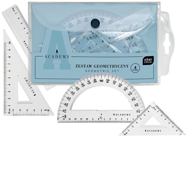 INTERDRUK ZESTAW GEOMETRYCZNY 4 ELEMENTYACADEMY /12/
