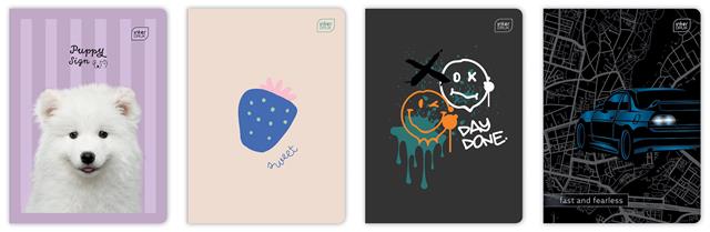 INTERDRUK ZESZYT A5 32K GŁADKI 70G UV MIX