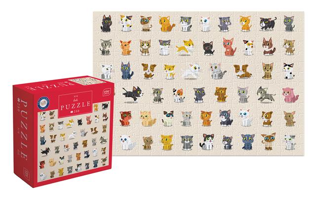 INTERDRUK PUZZLE 250 EL. KIDS 8 CATS