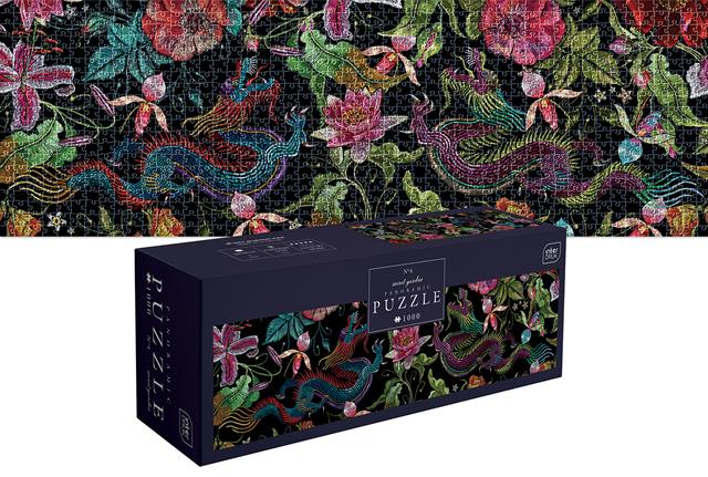INTERDRUK PUZZLE PANORAMICZNE 1000 EL. SECRET GARDEN 4
