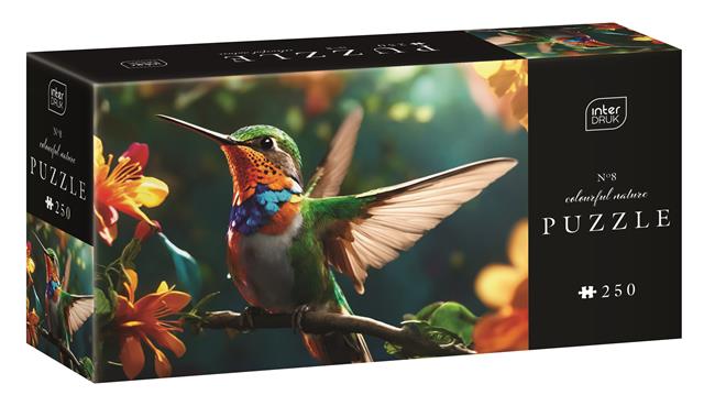 INTERDRUK PUZZLE 250 EL. COLOURFUL NATURE8 HUMMING BIRD