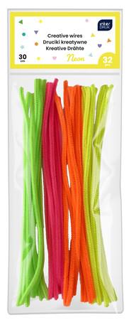 INTERDRUK DRUCIKI KREATYWNE 30CM 32SZT. NEON /12/