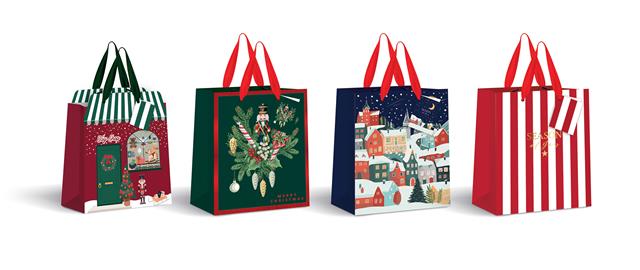 TORBA OZDOBNA 18*23*10CM BN GWIAZDKA 190G INTERDRUK /12/