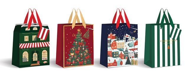 TORBA OZDOBNA 33*46*13cm BN GWIZADKA 190G INTERDRUK /12/