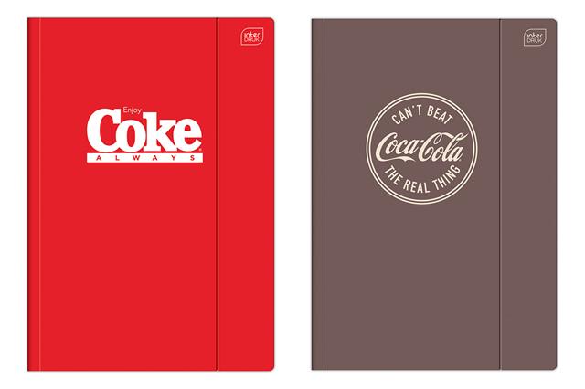INTERDRUK TECZKA A4 Z GUMKĄ HYBRID COCA COLA /10/