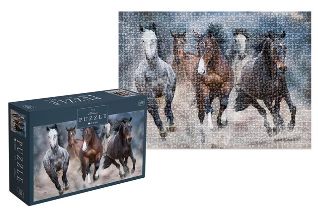 INTERDRUK PUZZLE 1000EL. WILD HORSES 3