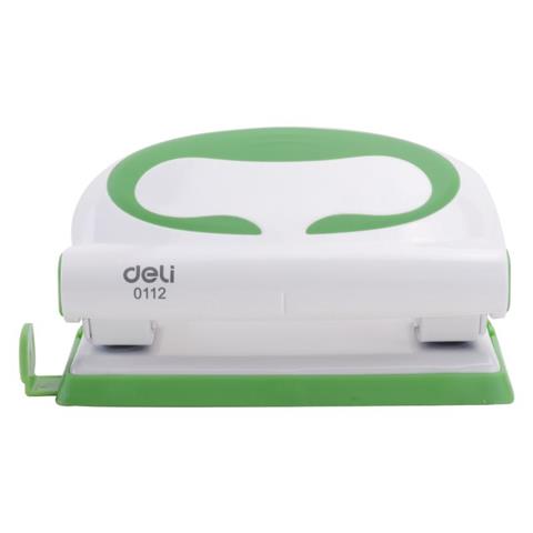 DELI-DZIURKACZ DO 10 KARTEK BIAŁO-ZIELONY E0112 WG
