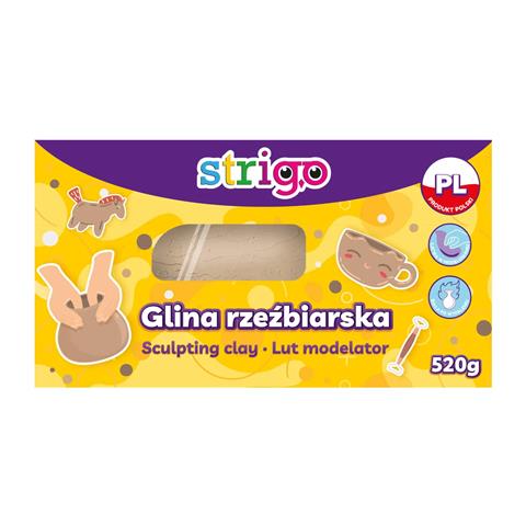 strigo glina rzeźbiarska naturalna 520g ssc329 wpc /15