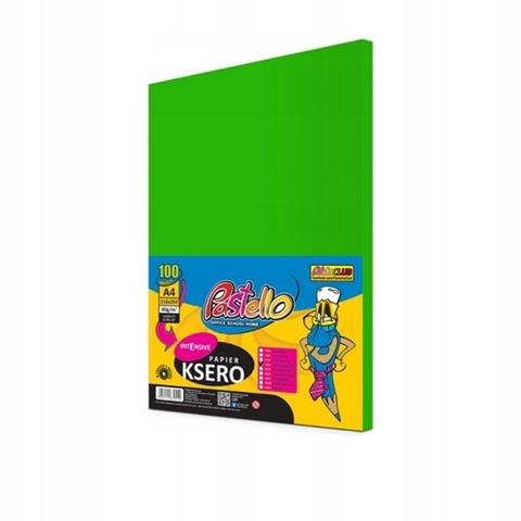 PAPIER KSERO A4 100ARK. 80G ZIELONY ALFA PASTELLO