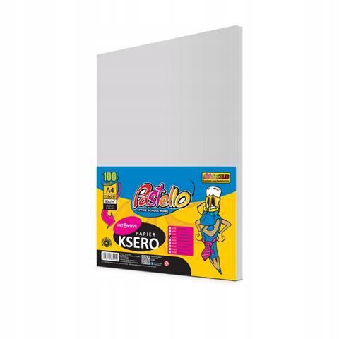 PAPIER KSERO A4 100 ARKUSZY 160G SZARY  IT272 ALFA PASTELLO