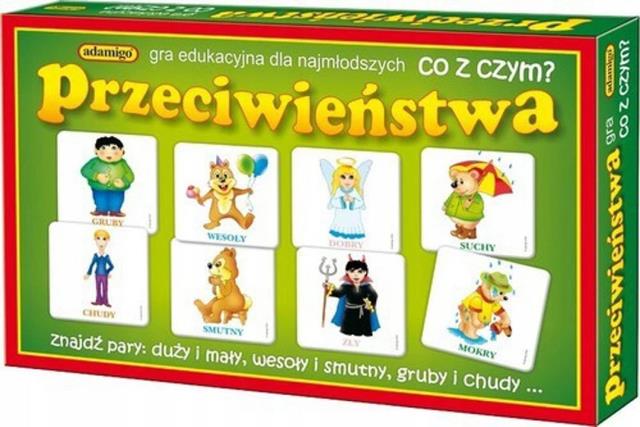 ADAMIGO PRZECIWIEŃSTWA 3 ZABAWY EDUKACYJNE