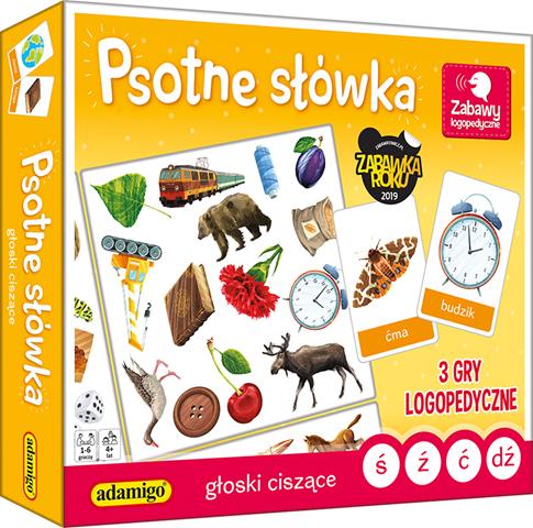 ADAMIGO PSOTNE SŁÓWKA GŁOSKI CISZĄCE