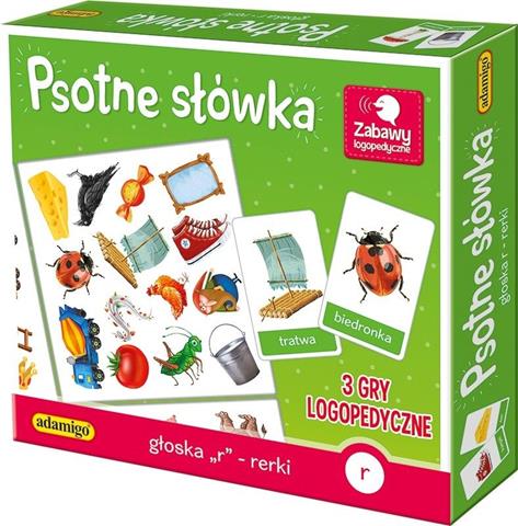 ADAMIGO PSOTNE SŁÓWKA. GŁOSKA R - RERKI