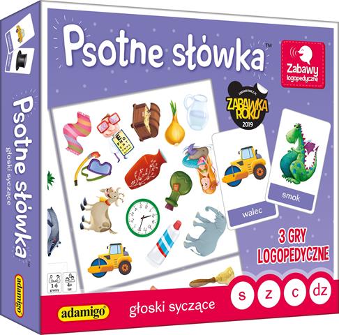 ADAMIGO PSOTNE SŁÓWKA - GŁOSKI SYCZĄCE