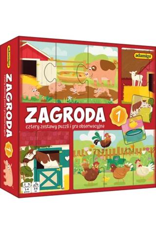 ADAMIGO PUZZLE I GRA OBSERWACYJNA ZAGRODA 1