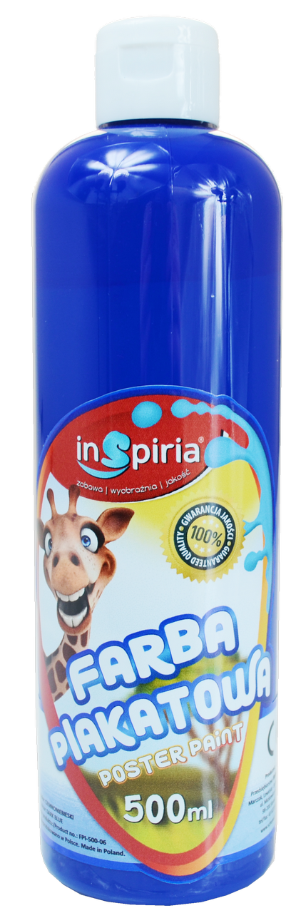 inspiria farba plakatowa 500ml ciemnoniebieska schemat /12/