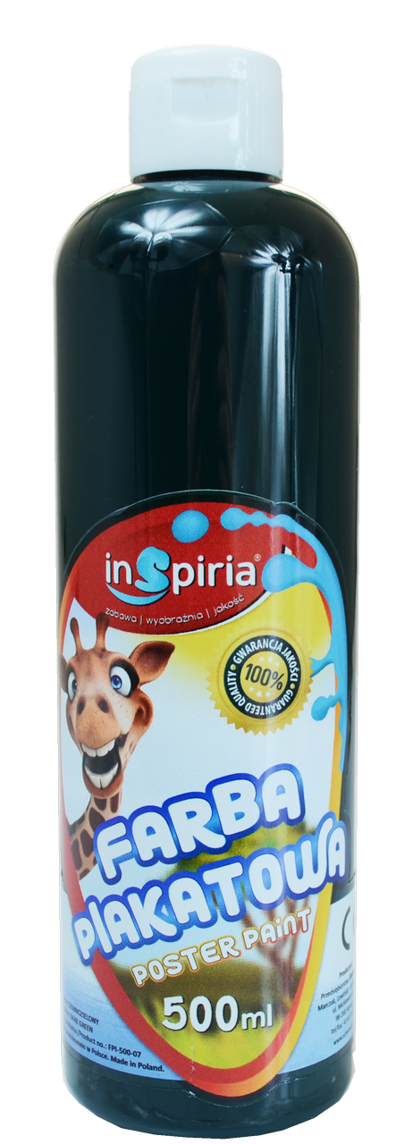 inspiria farba plakatowa 500ml ciemnozielonaschemat /12/