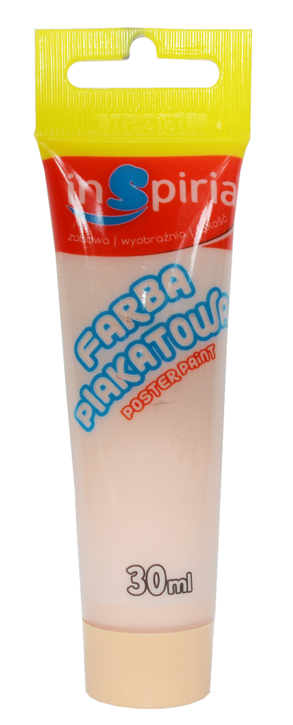 farby plakatowe w tubach 30ml cielista  inspiria schemat /6/