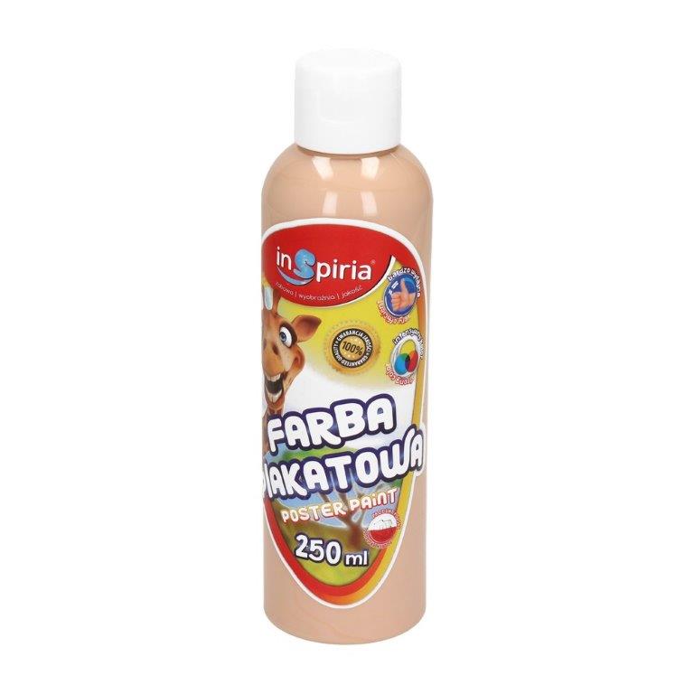 farba plakatowa 250ml cielista  inspiriaschemat  /12/