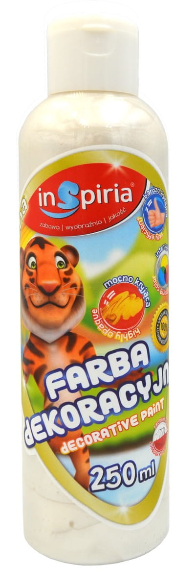 farba plakatowa 250ml metalik perłowa   inspiria schemat /12/