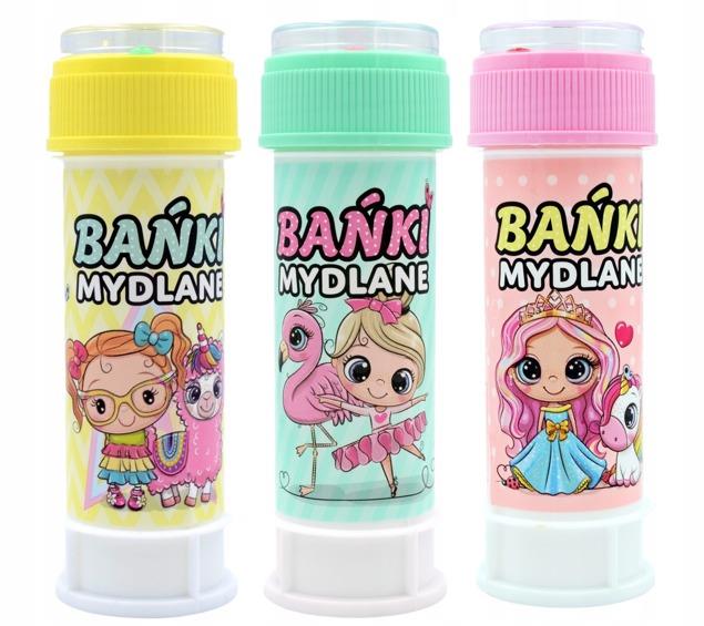 bańki mydlane 60ml pastel bms-12 schemat/12/