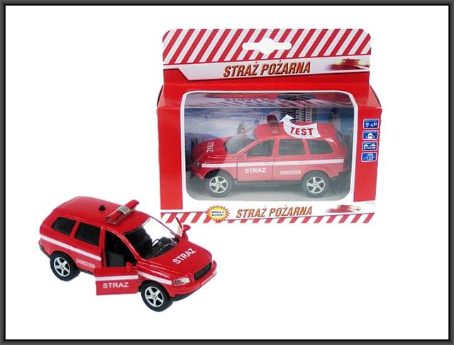 HIPO-AUTO STRAŻ POŻARNA SUV 11CM ŚW.DŹW.HKG097