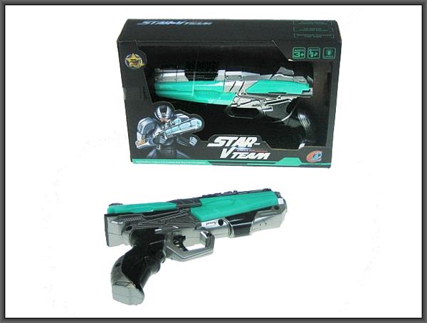 hipo-pistolet laserowy 18cm światło dźwięk hpl07
