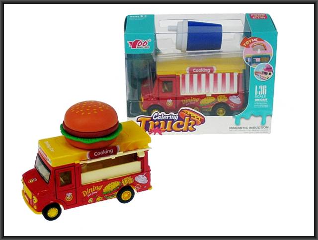 hipo-auto food truck hamburger/napój 11cmśw/dźw.hxfc80