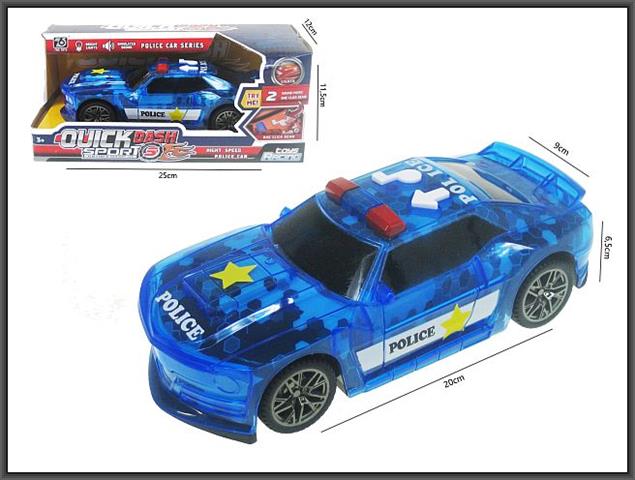 HIPO-AUTO POLICJA 21CM ŚWIATŁO, DŹWIĘK H13109