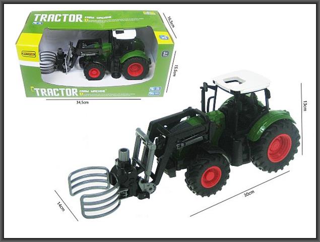 HIPO-TRAKTOR 30CM Z OSPRZĘTEM HFL08