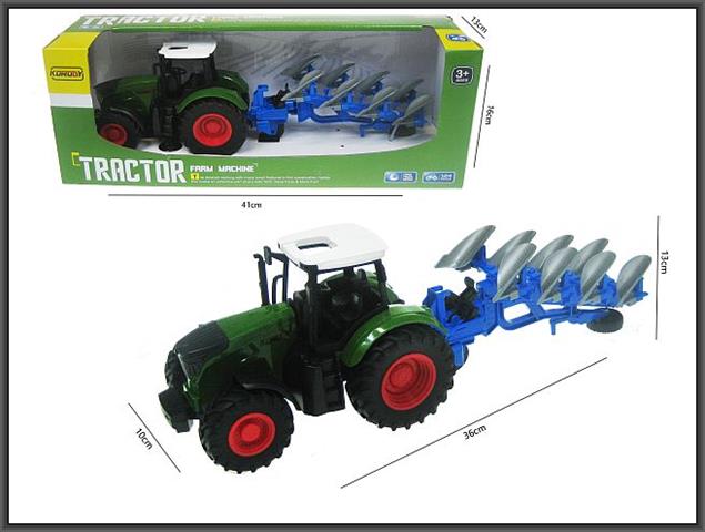 HIPO-TRAKTOR 38CM Z PŁUGIEM HFL08