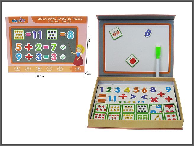 hipo-puzzle magnetyczne liczby 22cm h13441