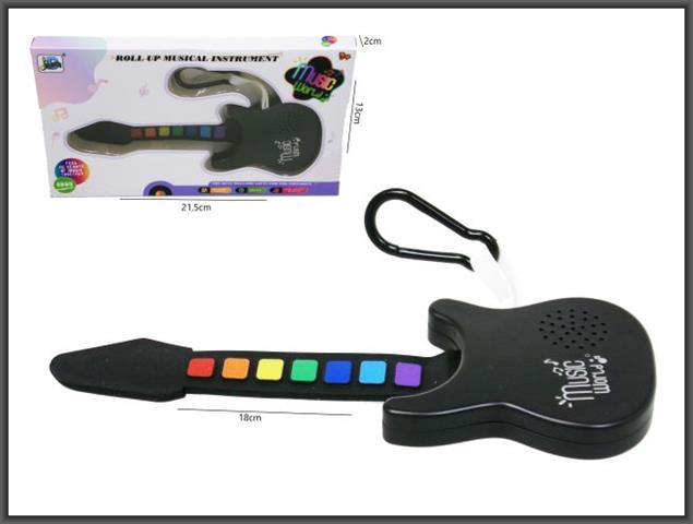 HIPO-GITARA MIĘKKA Z DŹWIĘKIEM 18CM HMP01
