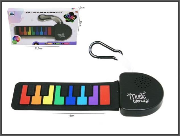 HIPO-PIANINKO MIĘKKIE Z DŹWIĘKIEM 18CM HMP02