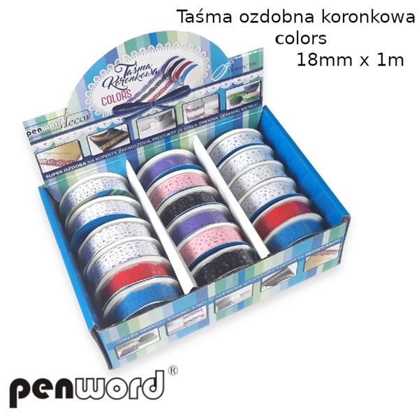 taśma ozdobna koronkowa 18mm*1m psh /18/