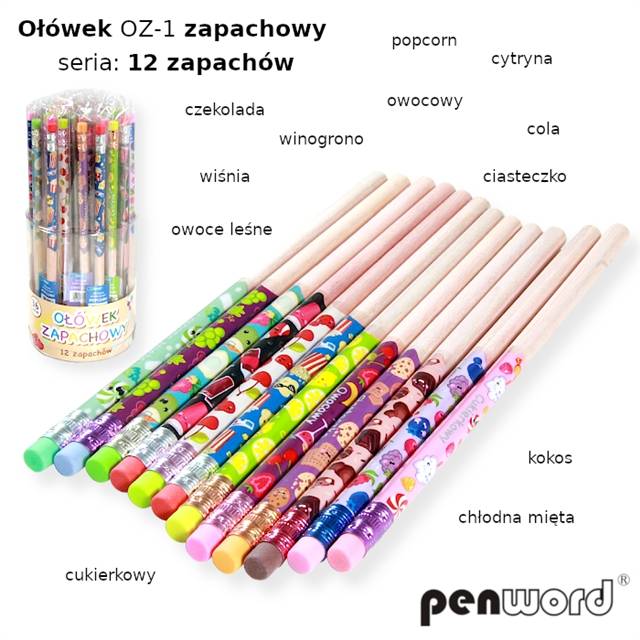 psh-ołówek ozg-1 seria: 12 zapachów /36/