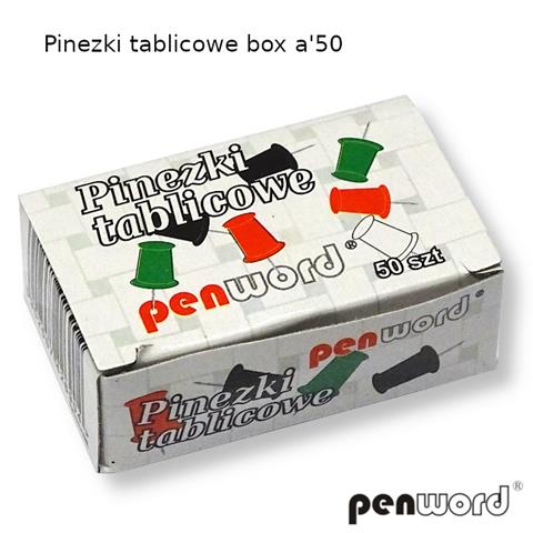 PINEZKI TABLICOWE KOLOROWE A'50 PSH /10/