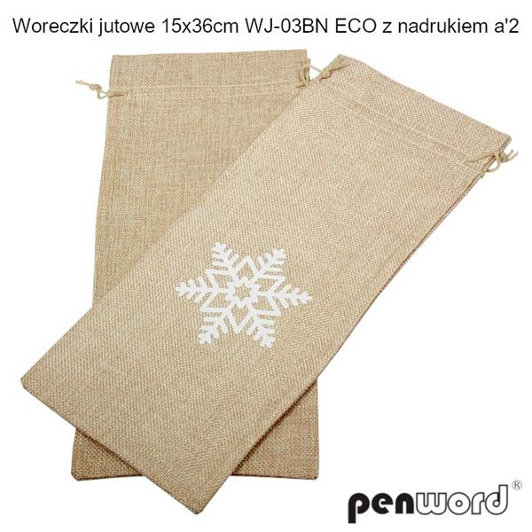 worek jutowy 15cm*306m wj-03bn gwiazdka z nadrukirm a'2 psh /10/