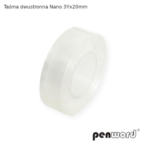 taśma nano dwustronna gruba transparentna 3y*20mm 7437177 psh /24/