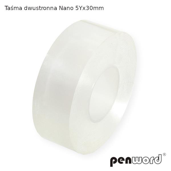 taśma nano dwustronna gruba transparentna 5y*30mm 7437184 psh /24/